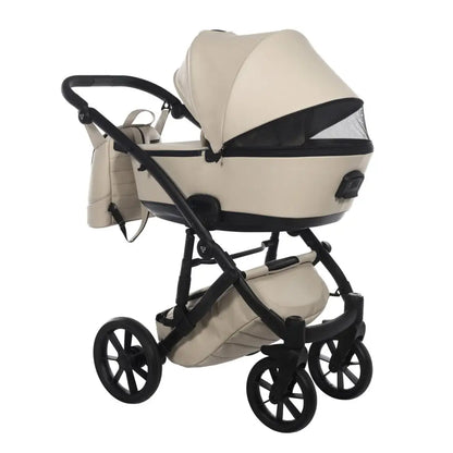 Junama Space Eco Leatherette 4 in 1 Travel System with Isofix Base - Latte Junama