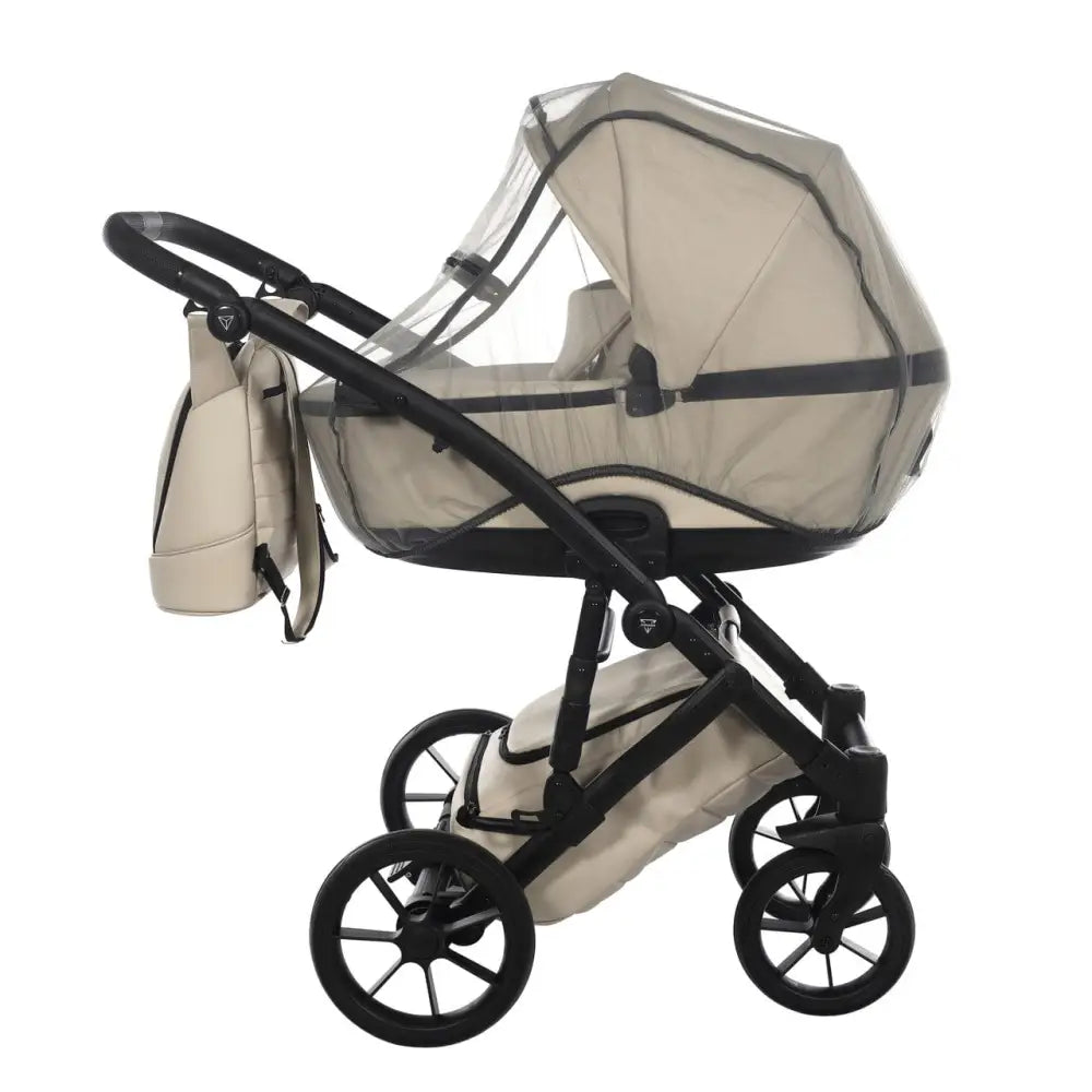 Junama Space Eco Leatherette 4 in 1 Travel System with Isofix Base - Latte Junama