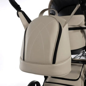 Junama Space Eco Leatherette 4 in 1 Travel System with Isofix Base - Latte Junama