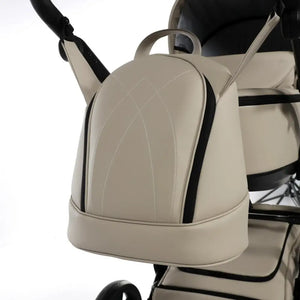 Junama Space Eco Leatherette 4 in 1 Travel System with Isofix Base - Latte Junama
