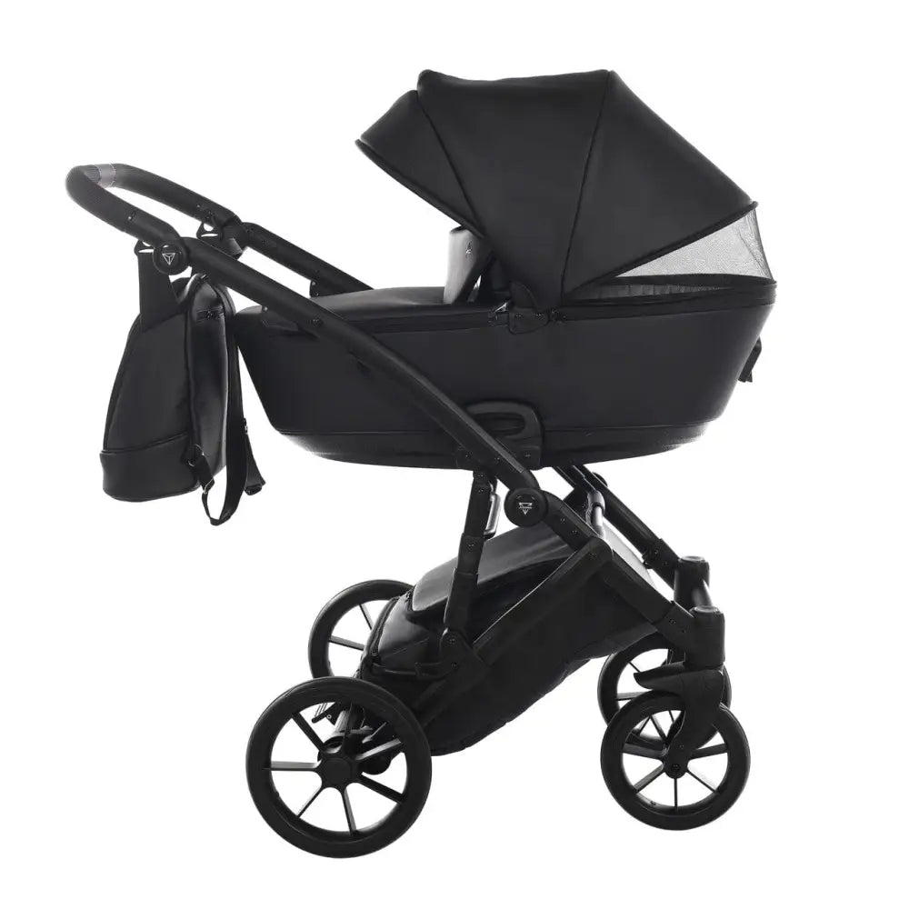 Junama Space Eco Leatherette 4 in 1 Travel System with Isofix - Black Junama