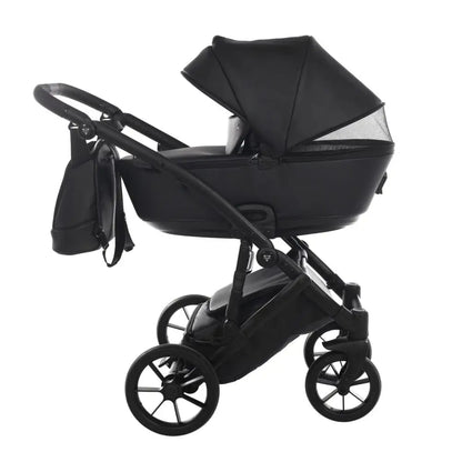 Junama Space Eco Leatherette 4 in 1 Travel System with Isofix - Black Junama