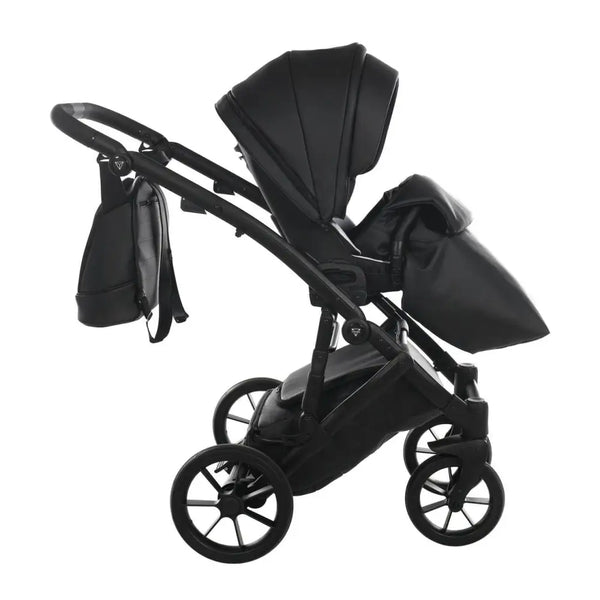 Junama Space Eco Leatherette 4 in 1 Travel System with Isofix - Black Junama