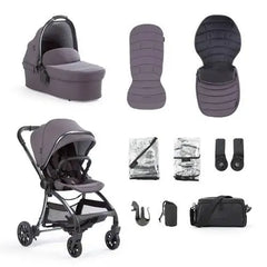 Junior Jones Aylo Dark Slate - 10 Piece Stroller Bundle
