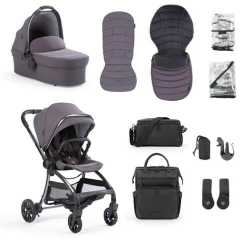 Junior Jones Aylo Dark Slate - 11 Piece Luxury Stroller Bundle  Junior Jones   