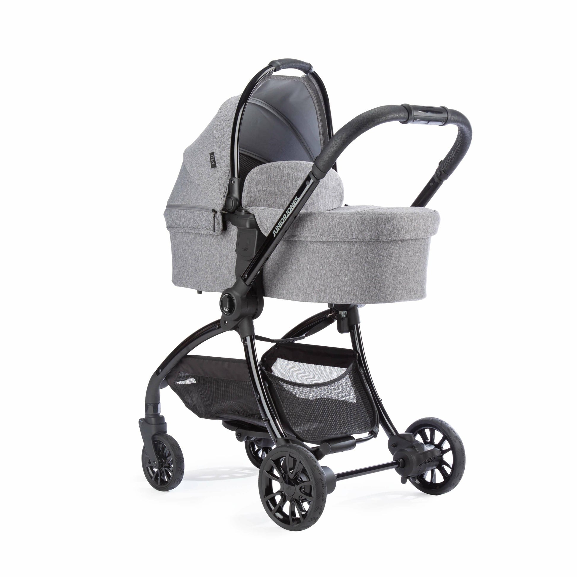 Junior Jones Aylo Grey Marl - 11 Piece Luxury Stroller Bundle  Junior Jones   
