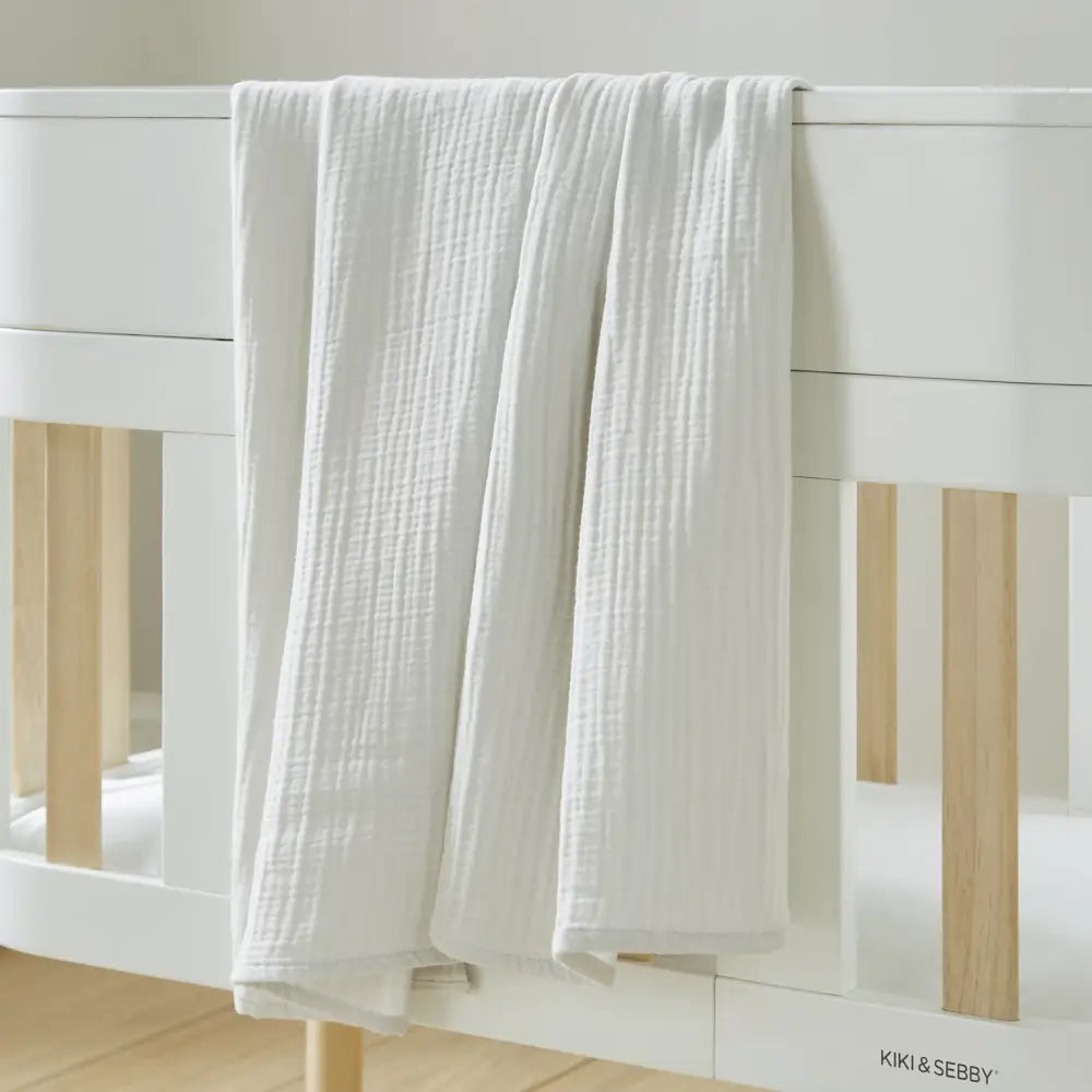 Kiki & Sebby 4 Layer Muslin Blanket - Grey Kikki & Sebbi