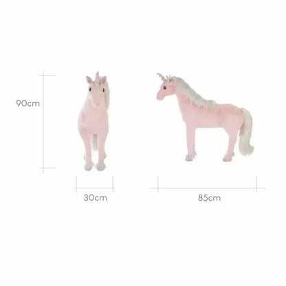 Large Free Standing Unicorn - Rainbow Cuddle Co