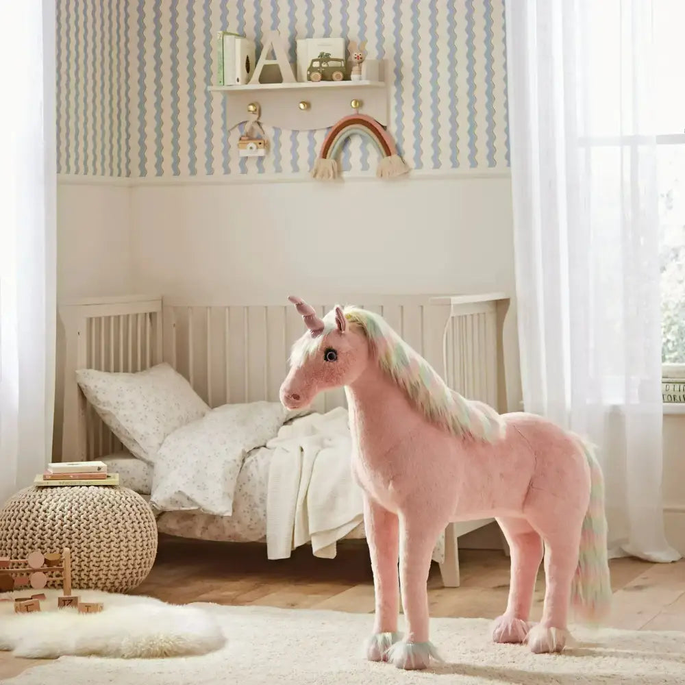 Large Free Standing Unicorn - Rainbow Cuddle Co
