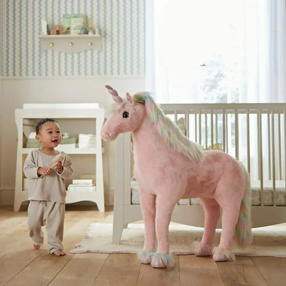 Large Free Standing Unicorn - Rainbow Cuddle Co