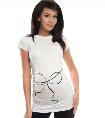 Maternity T-Shirt Bow  My Store UK Size 14  