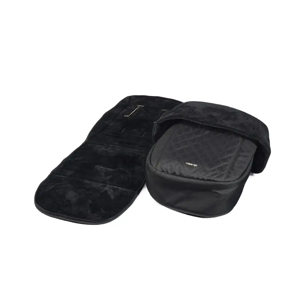 Mee-go Cocoon 4-in-1 Travel System with 360° Spin Car Seat ISOFIX Base & House Stand - Liquorice