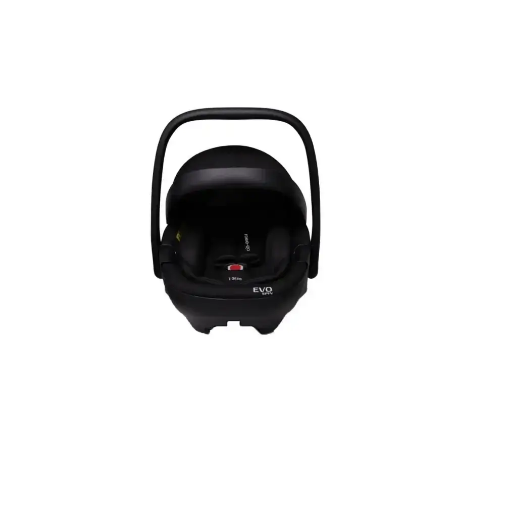 Mee-Go Milano Natura 3 in 1 Travel System + ISOFIX Base – Carbon Black | with 360 Spin Car Seat General Mee-go