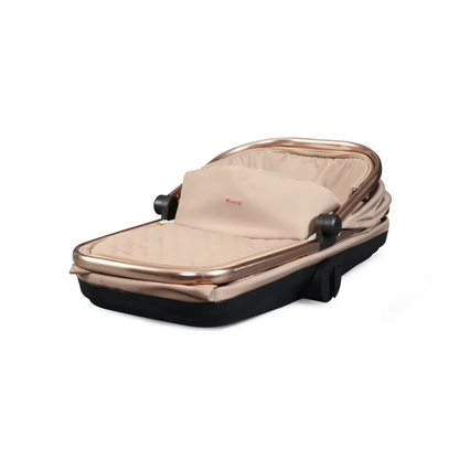 Mee-go Cocoon 4-in-1 Travel System with 360° Spin Car Seat ISOFIX Base & House Stand - Toffee