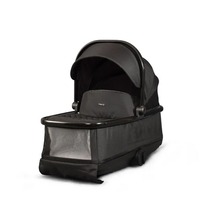 Mee-go Cocoon 4-in-1 Travel System with 360° Spin Car Seat ISOFIX Base & House Stand - Liquorice