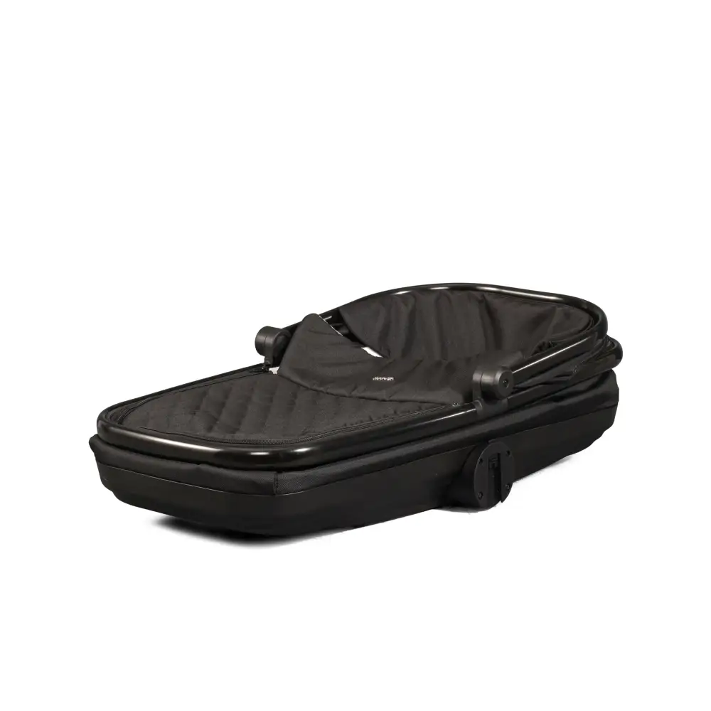 Mee-go Cocoon 4-in-1 Travel System with 360° Spin Car Seat ISOFIX Base & House Stand - Liquorice