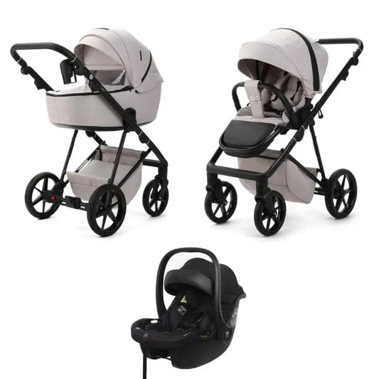 Mee-Go Milano Evo 3 in 1 Travel System - Biscuit  Mee-go 3 in 1 Travel System Only  