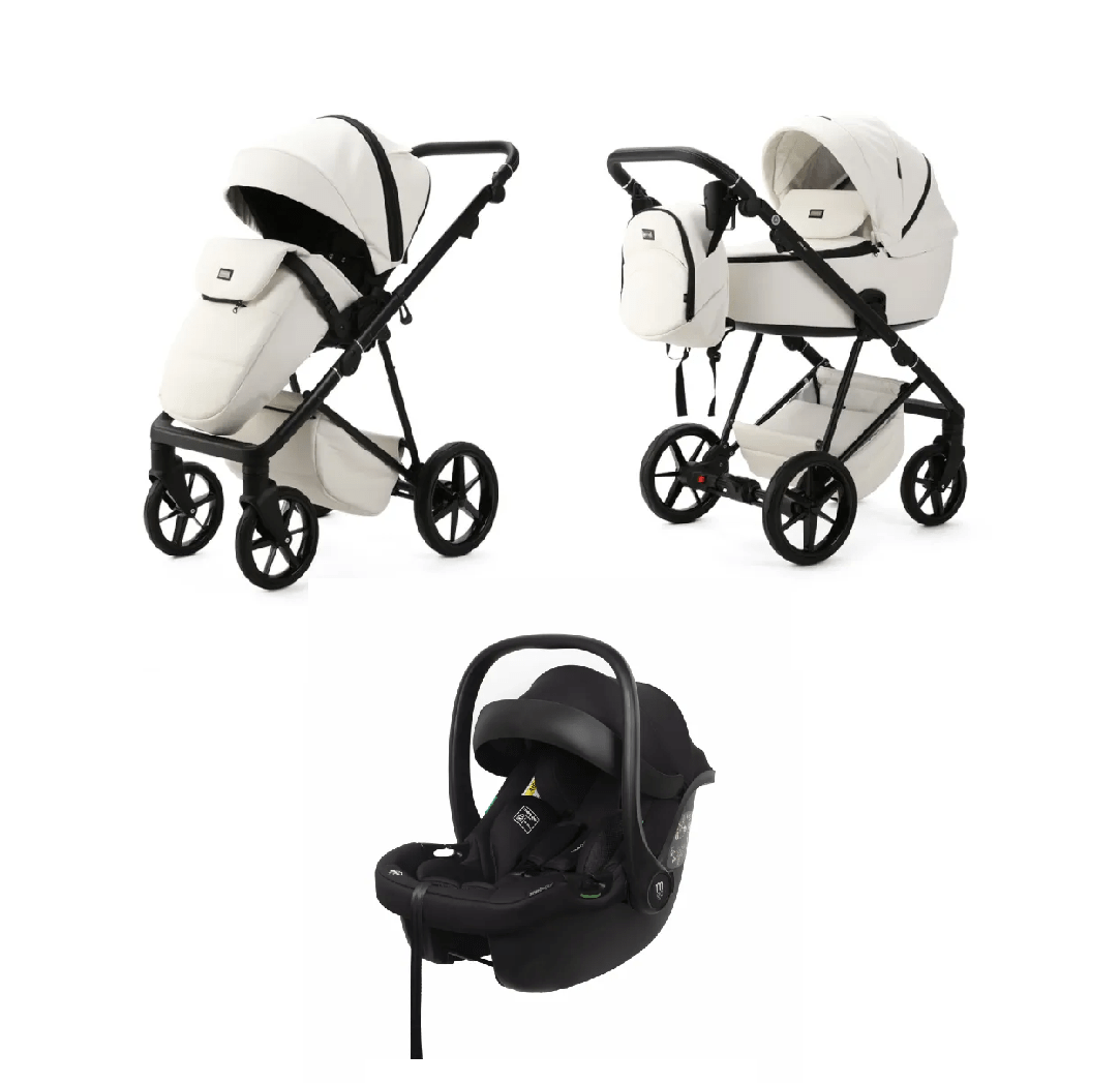 Mee-Go Milano Evo 3 in 1 Travel System - Pearl White  Mee-go 3 in 1 Travel system Only  