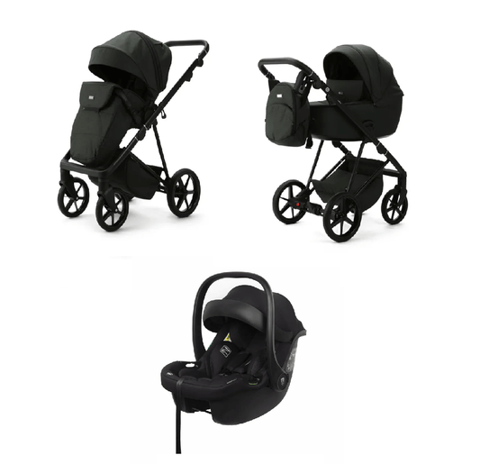 Mee-Go Milano Evo 3 in 1 Travel System - Racing Green  Mee-go 3 in 1 Travel System Only  