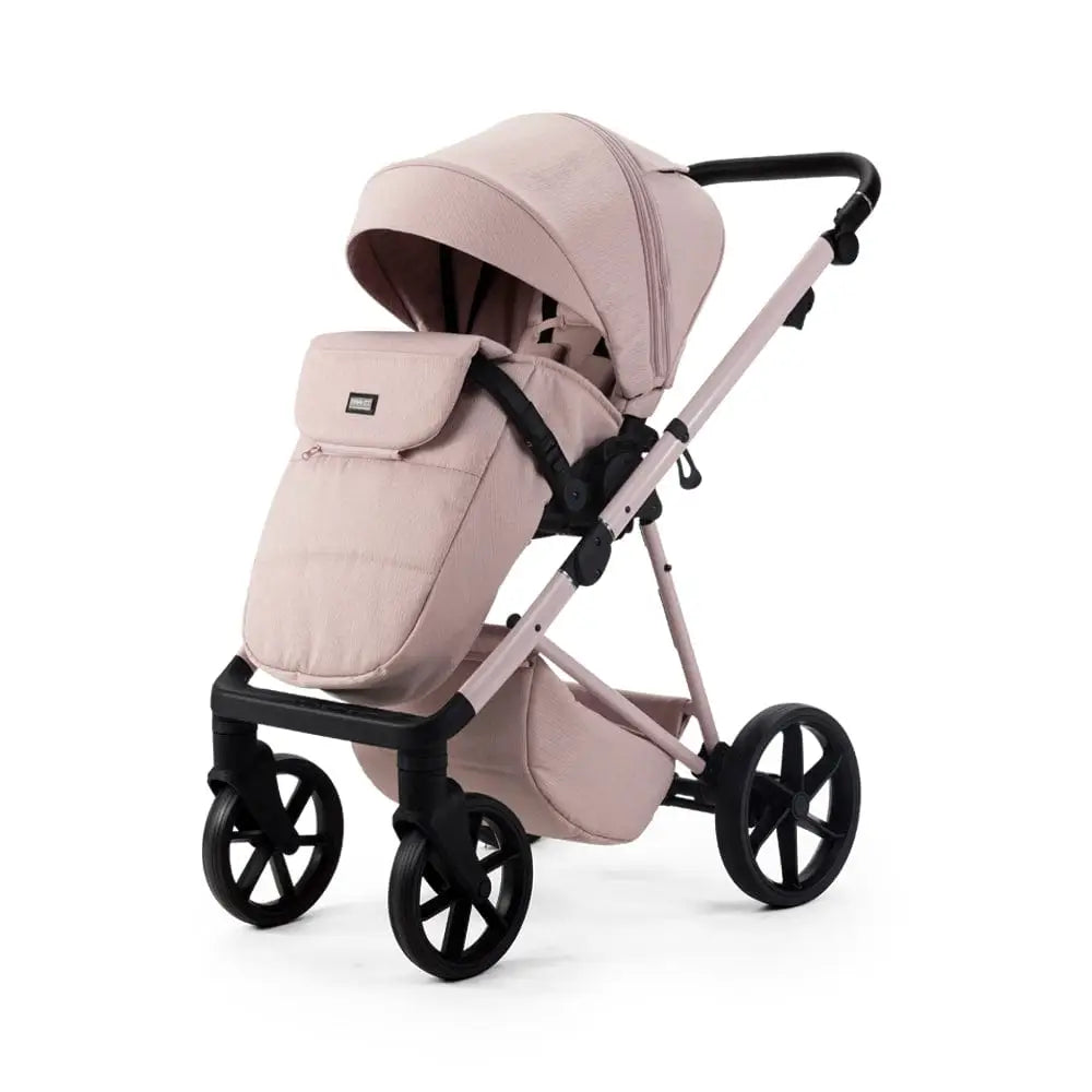 Mee-Go Milano Natura 3 in 1 Travel System + Isofix - Rose Pink General Mee-go