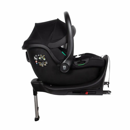Mee-Go Milano Natura 3 in 1 Travel System + Isofix - Rose Pink General Mee-go