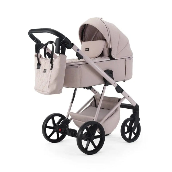Mee-Go Milano Natura 3 in 1 Travel System + Isofix - Rose Pink General Mee-go