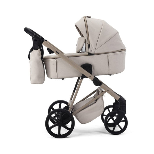 Mee-Go Milano Natura 3 in 1 Travel System + Isofix - Vanilla General Mee-go