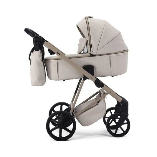 Mee-Go Milano Natura 3 in 1 Travel System + Isofix - Vanilla General Mee-go