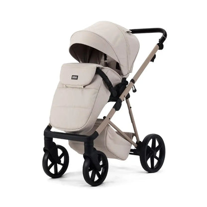Mee-Go Milano Natura 3 in 1 Travel System + Isofix - Vanilla General Mee-go