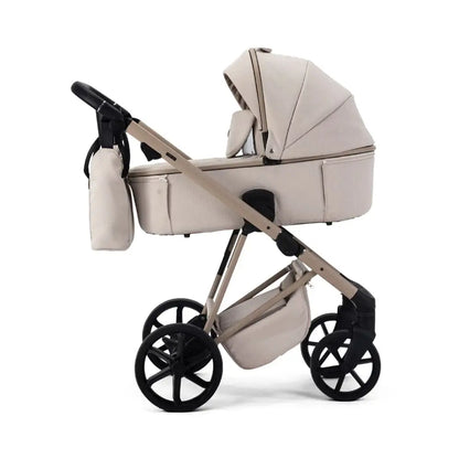 Mee-Go Milano Natura 3 in 1 Travel System + Isofix - Vanilla General Mee-go
