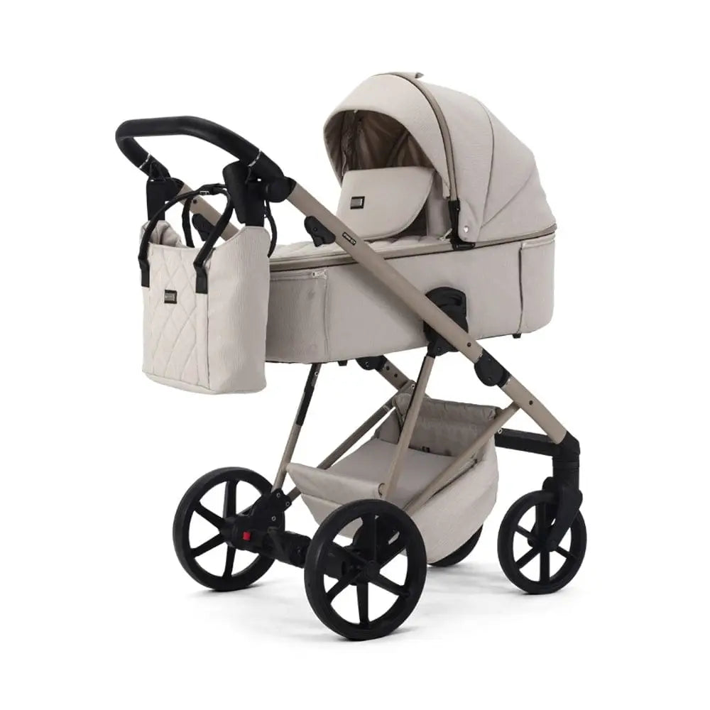 Mee-Go Milano Natura 3 in 1 Travel System + Isofix - Vanilla General Mee-go