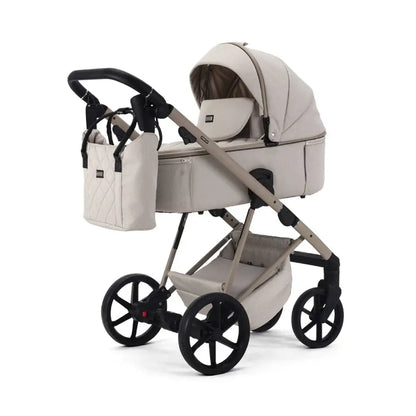 Mee-Go Milano Natura 3 in 1 Travel System + Isofix - Vanilla General Mee-go