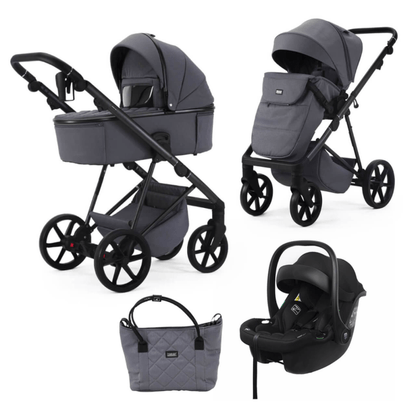 Mee-Go Milano Natura 3 in 1 Travel System - Stone General Mee-go