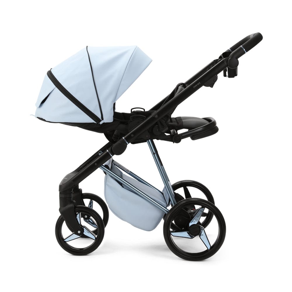 Mee-Go Quantum Special Edition Travel System With Isofix Base - Powder Blue  Mee-go   