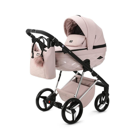 Mee-Go Quantum Special Edition Travel System with Isofix - Pretty in Pink  Mee-go   