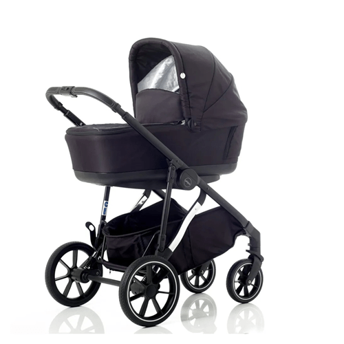 Mee-go Uno + 2 in 1 Pram Package Single to Double - Abstract Black  Mee-go   