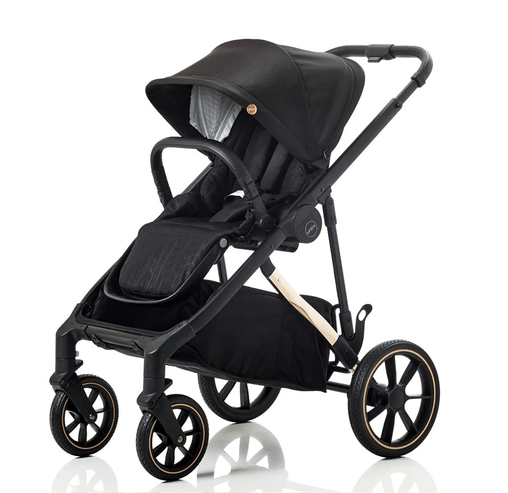 Mee-go Uno + 2 in 1 Pram Package Single to Double - Dusty Rose  Mee-go   