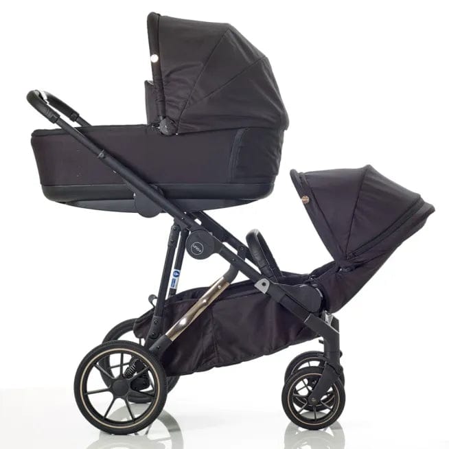 Mee-go Uno + 2 in 1 Pram Package Single to Double - Dusty Rose  Mee-go   