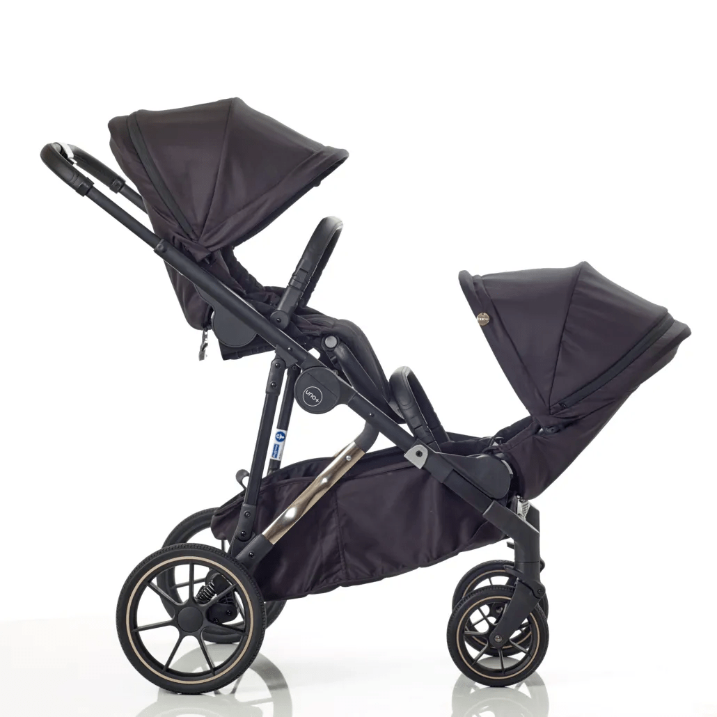 Mee-go Uno + Twin Pram Package - Dusty Rose  Mee-go   