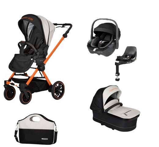 Mercedes AMG GT² 3 in 1 Travel System Maxi Cosi Pebble Pro Bundle - Magmabeam Mercedes Benz