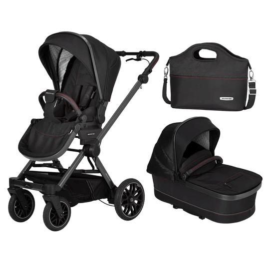 Mercedes AMG GT² 3 in 1 Travel System Maxi Cosi Pebble Pro Bundle - Charcoal Black Mercedes Benz