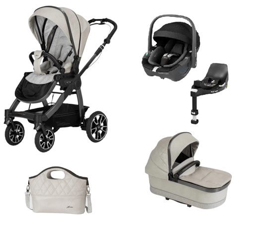 Mercedes Avantgarde All-Terrain GTR 3 in 1 Travel System Maxi Cosi Pebble Pro Bundle - Moonstone Mercedes Benz