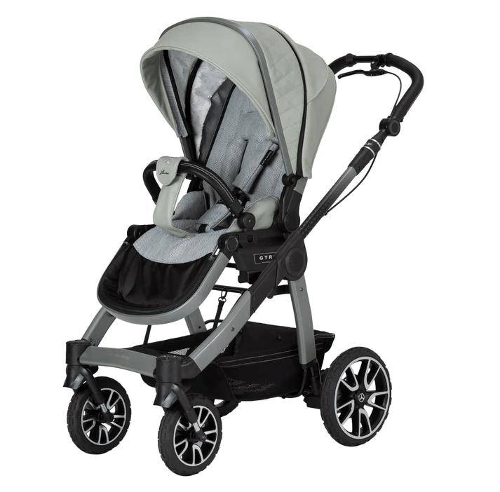 Mercedes Avantgarde All-Terrain GTR Pushchair Bundle - Sage Grey Mercedes Benz
