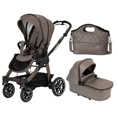 Mercedes Avantgarde All-Terrain GTR Pushchair Bundle - Truffle Mercedes Benz