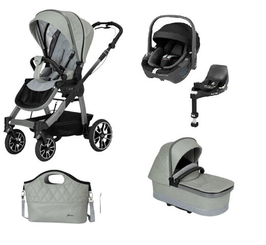 Mercedes Benz Avantgarde GTX 3 in 1 Travel System - Sage Grey Mercedes Benz