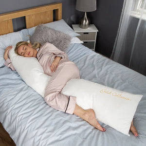 Mother & Baby Organic Cotton 6ft Deluxe Body & Baby 2  Support - White