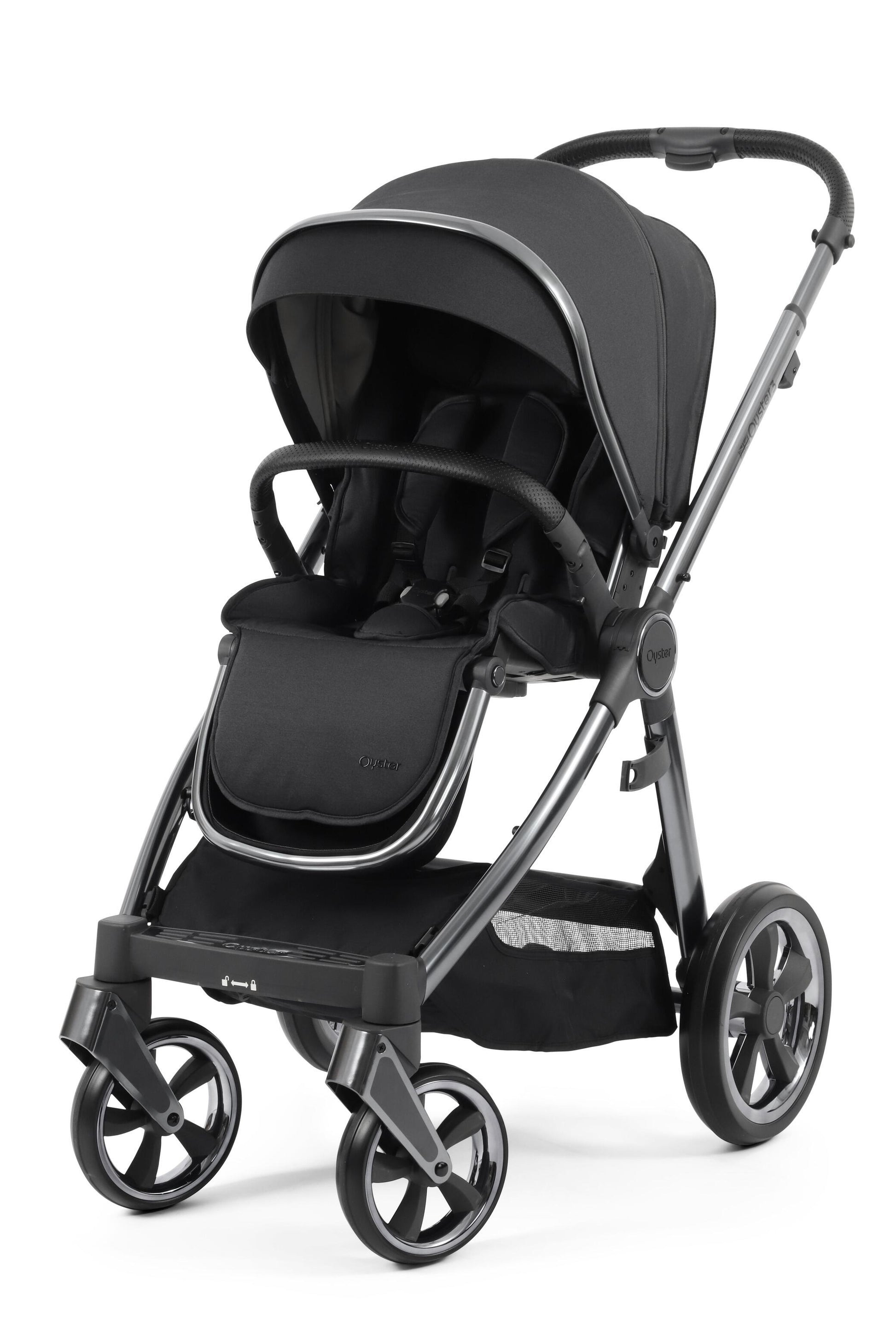 BabyStyle Oyster 3 Carbonite Grey stroller-4