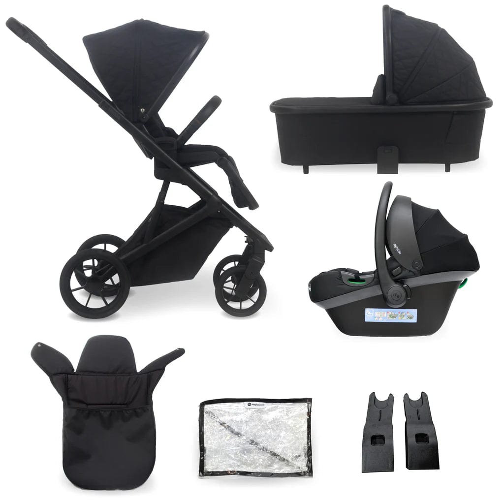 My Babiie 3-in-1 i-Size Travel System -Midnight Obsidian General My Babiie   