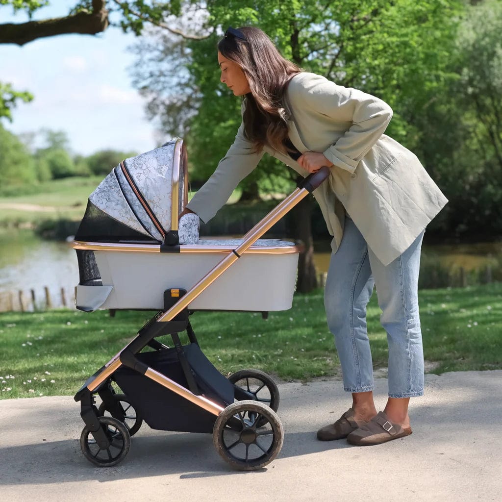 My Babiie MB500i 3-in-1 i-Size Travel System -Rose Gold Marble General My Babiie   