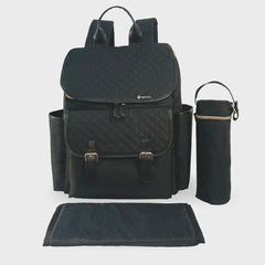 My Babiie Backpack Changing Bag - Black Quilted